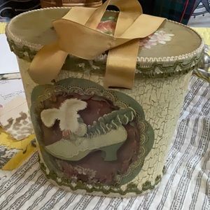 Vintage handmade tote bag,